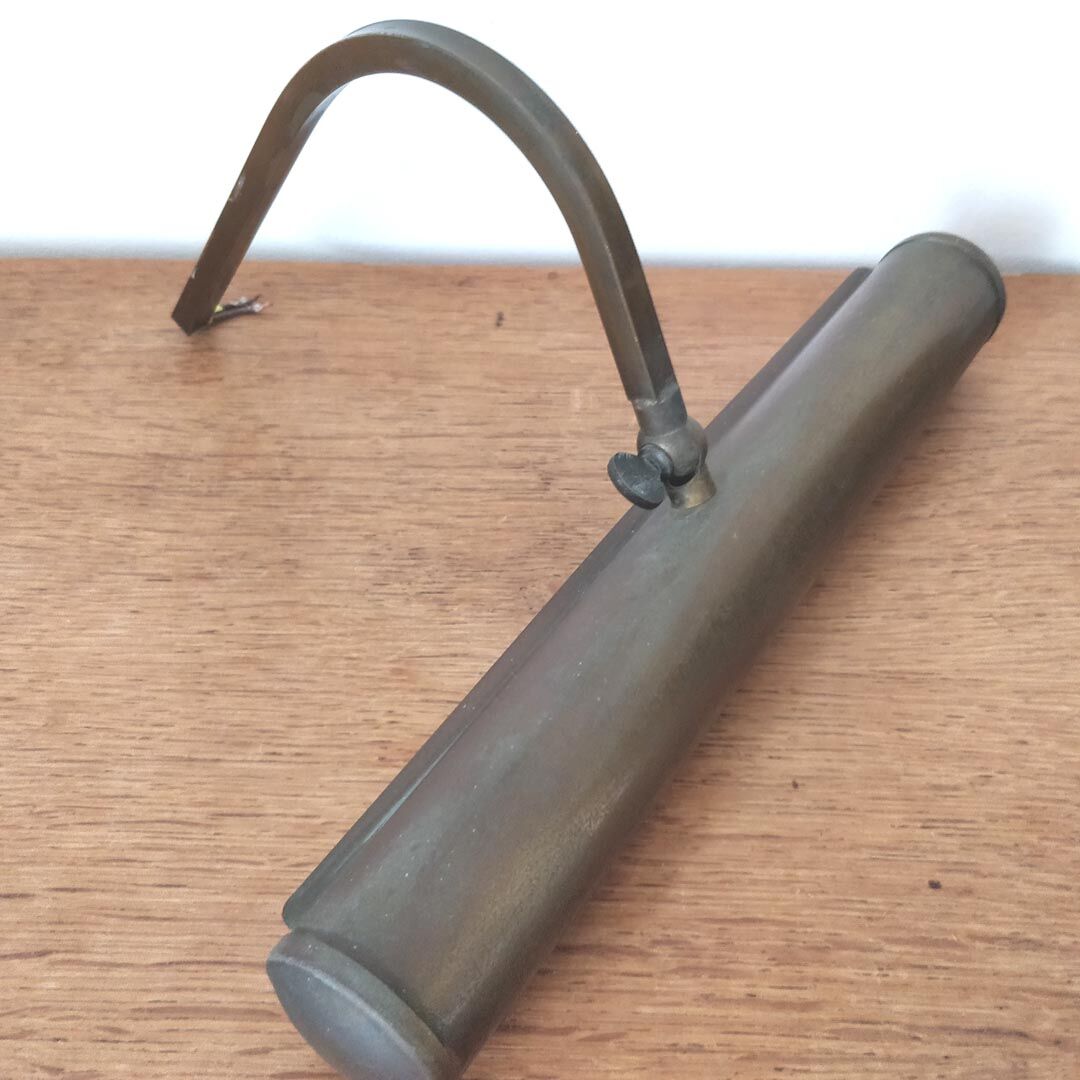 Old brass painting sconce, CVL