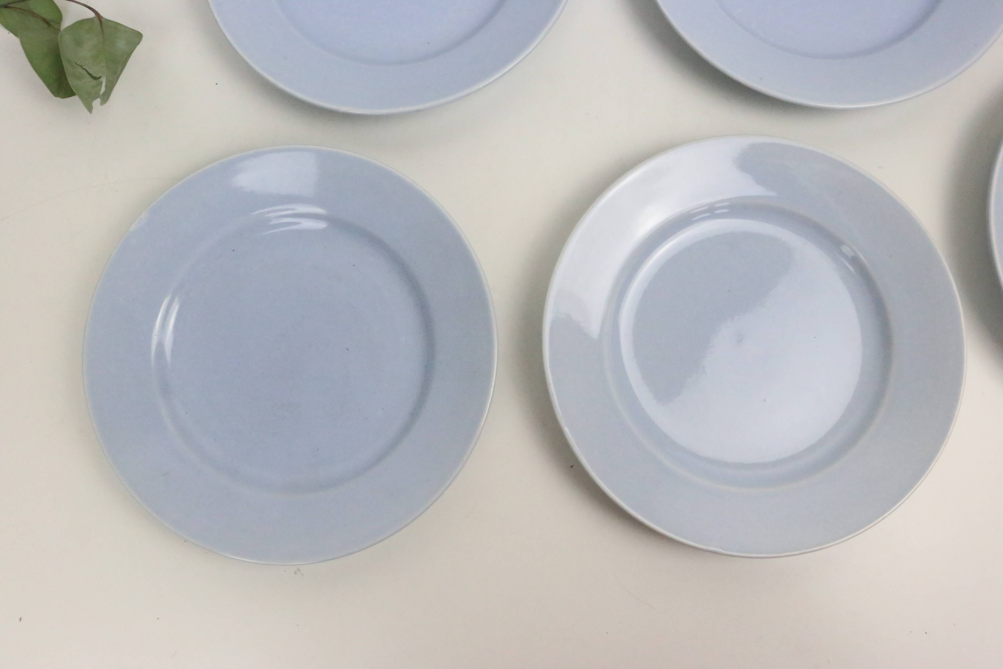 Dessert plates x5, baby blue, madeleines in Luxembourg