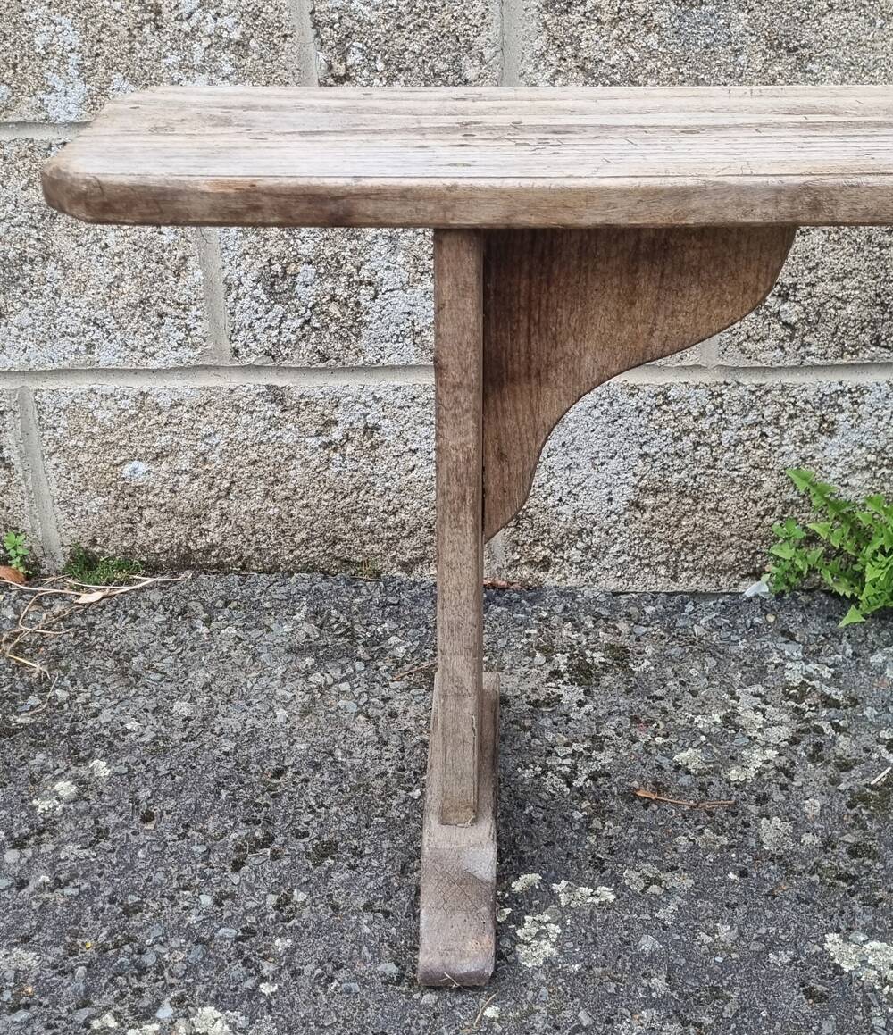 Old farm bench, natural color, vintage