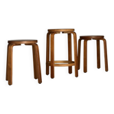 Tabourets Alvar Aalto - Années 60 - Design scandinave