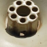 Taizé flower picket cut in sandstone