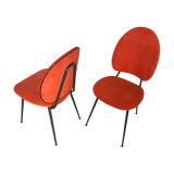 Pair of chairs 60s vinyl