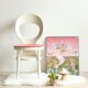 Baumann Seagull chair from the 70s in white lacquered wood and velvet