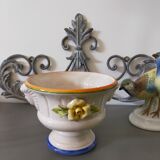 Pot cover in slip and ceramic 60s 70s