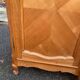 Light solid wood enfilade with Louis XV marquetry from the 20th century, 227cm.