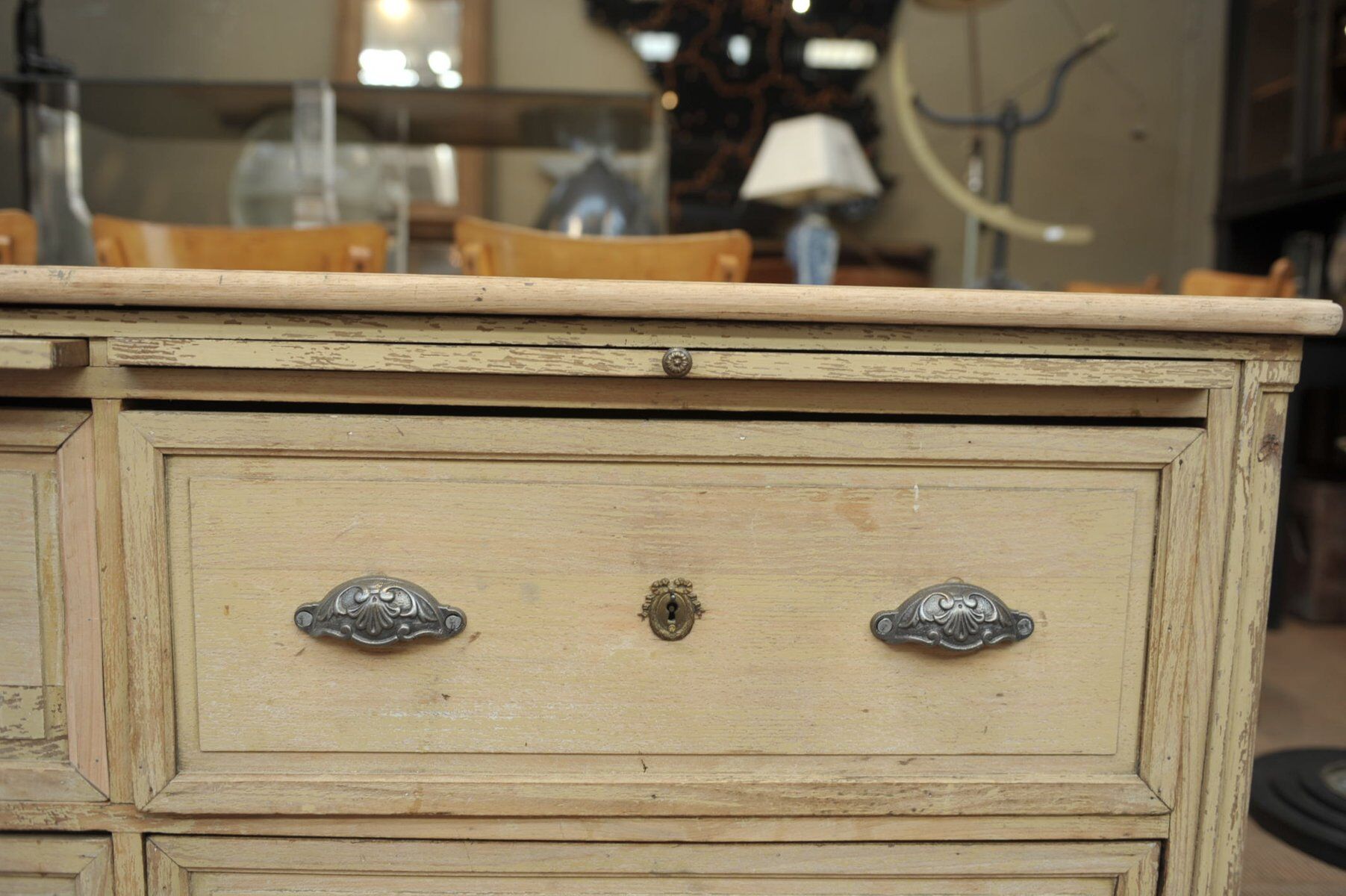 Commodity to 4 antique industrial drawers in 1900s oak