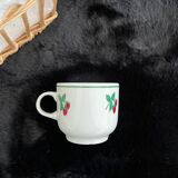 Service à café porcelaine table & couleurs modèle framboises