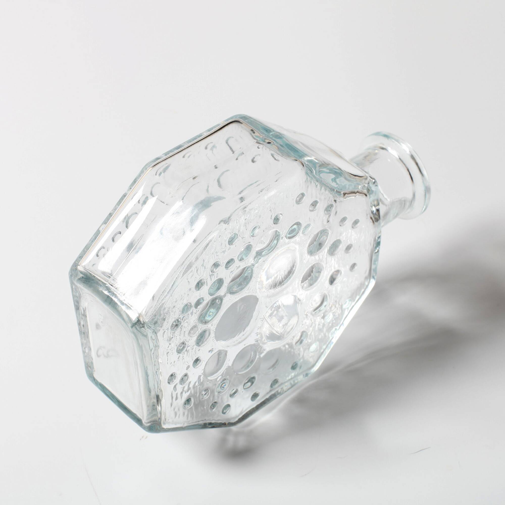 Mid-century Clear Stella Polaris Vase by Nanny Still for Riihimäki / 1967