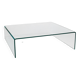 Tempered glass coffee table