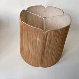 Pair of Mustard String Lampshades