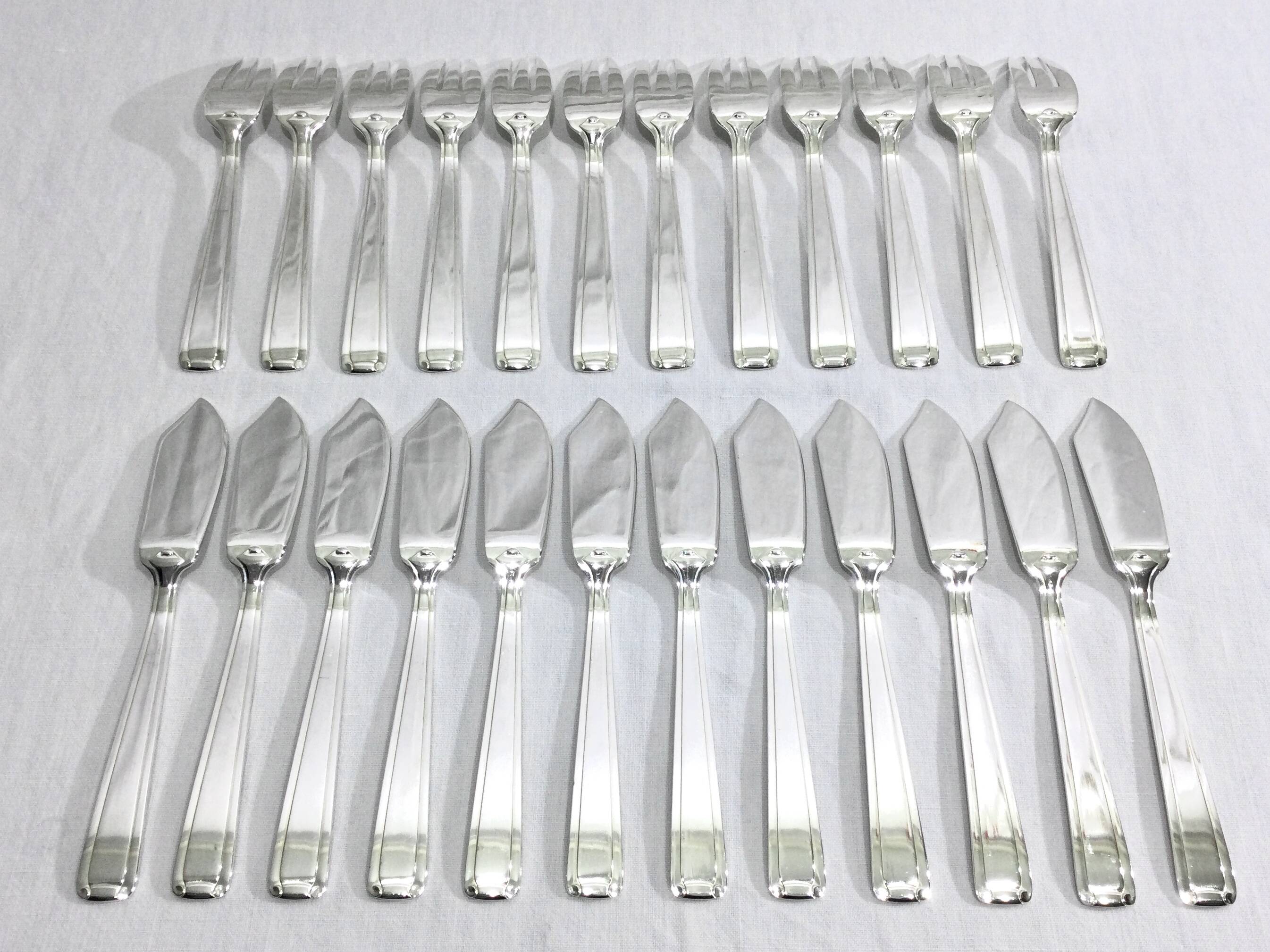 Saint Médard - 12 Fish Cutlery