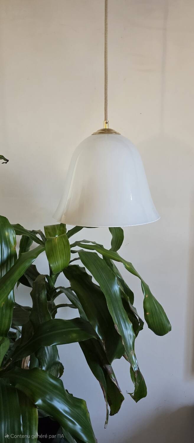 XXL opal tulip pendant light