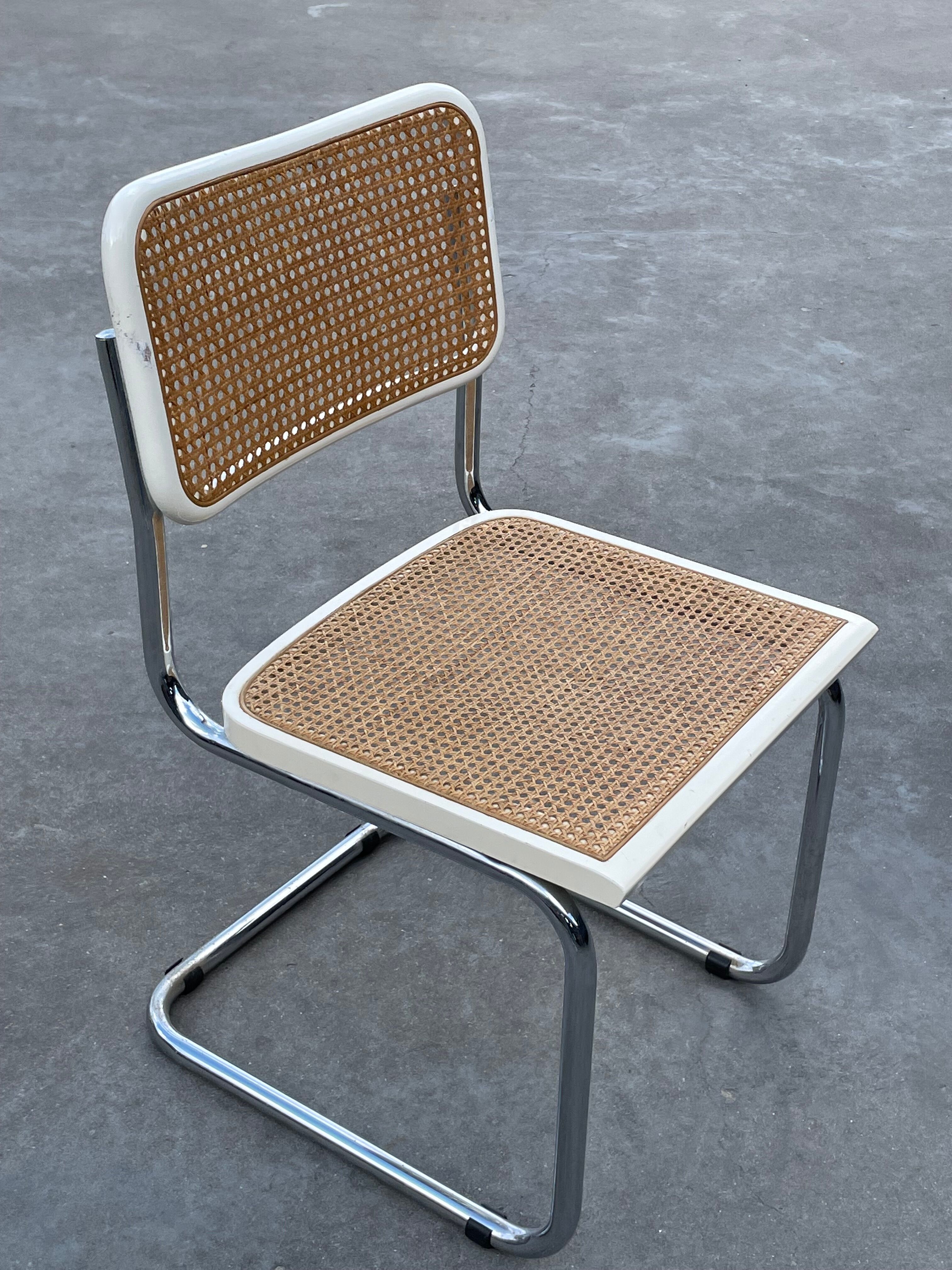 Cesca design chair b32 model in chrome