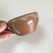 Set of 5 handcrafted ceramic mugs – terracotta
