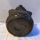 Cache pot plants metal shape petals flowers decoration vintage garden decoration