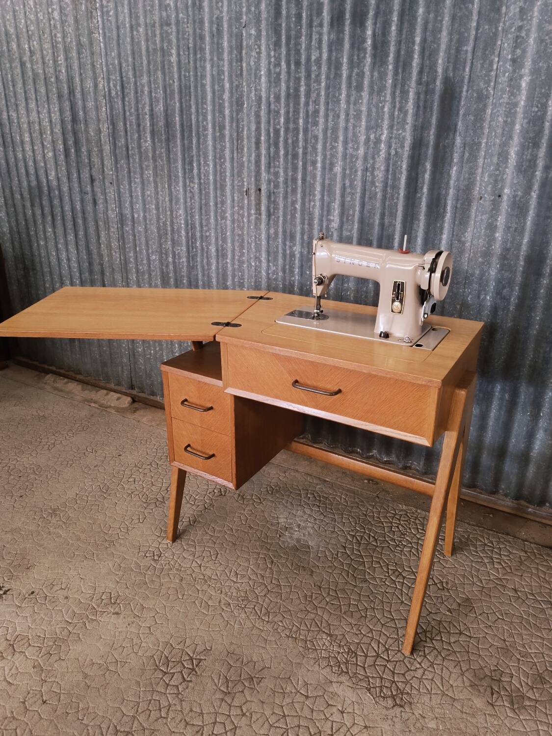 Scandinavian desk / worker / sewing furniture