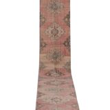 Vintage Turkish Oushak Rug Handwoven 85x740 cm