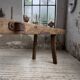 Brutalist popular art table XXL 3.5m/4m pine and oak