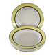 6 vintage Badonviller earthenware soup plates