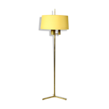 Mid Century modern brass floor lamp, 1950s