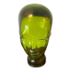 Green glass head