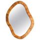 Rattan Wall Mirror, Asymetrical