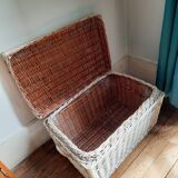 Vintage wicker box