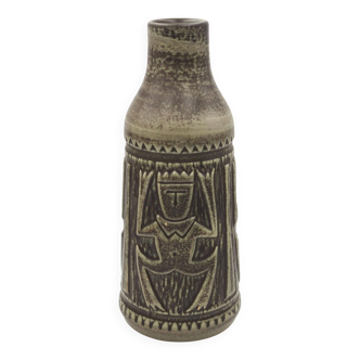 Ceramic vase, Danish design, 1960s, manufactured by Johgus Bornholm Keramik