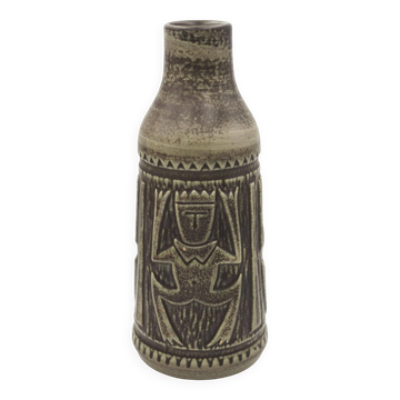 Ceramic vase, Danish design, 1960s, manufactured by Johgus Bornholm Keramik