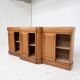 French vintage Art Deco bar in walnut and marble, 1920.