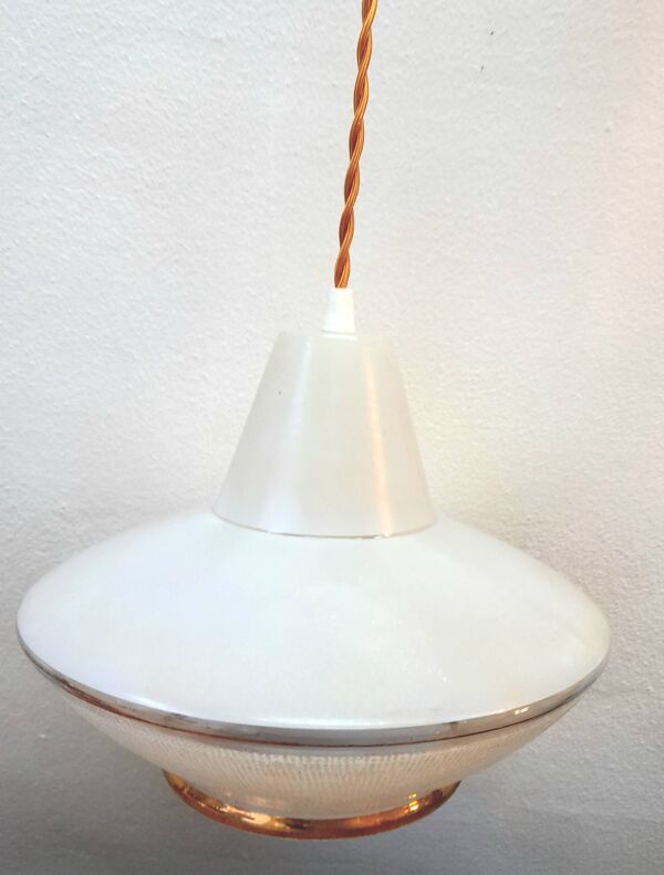 Suspension space age verre UFO 1970