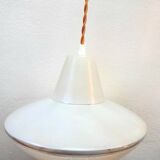 Space age glass UFO pendant light 1970
