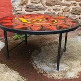 1950s ceramic coffee table