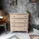 Wooden chest of drawers