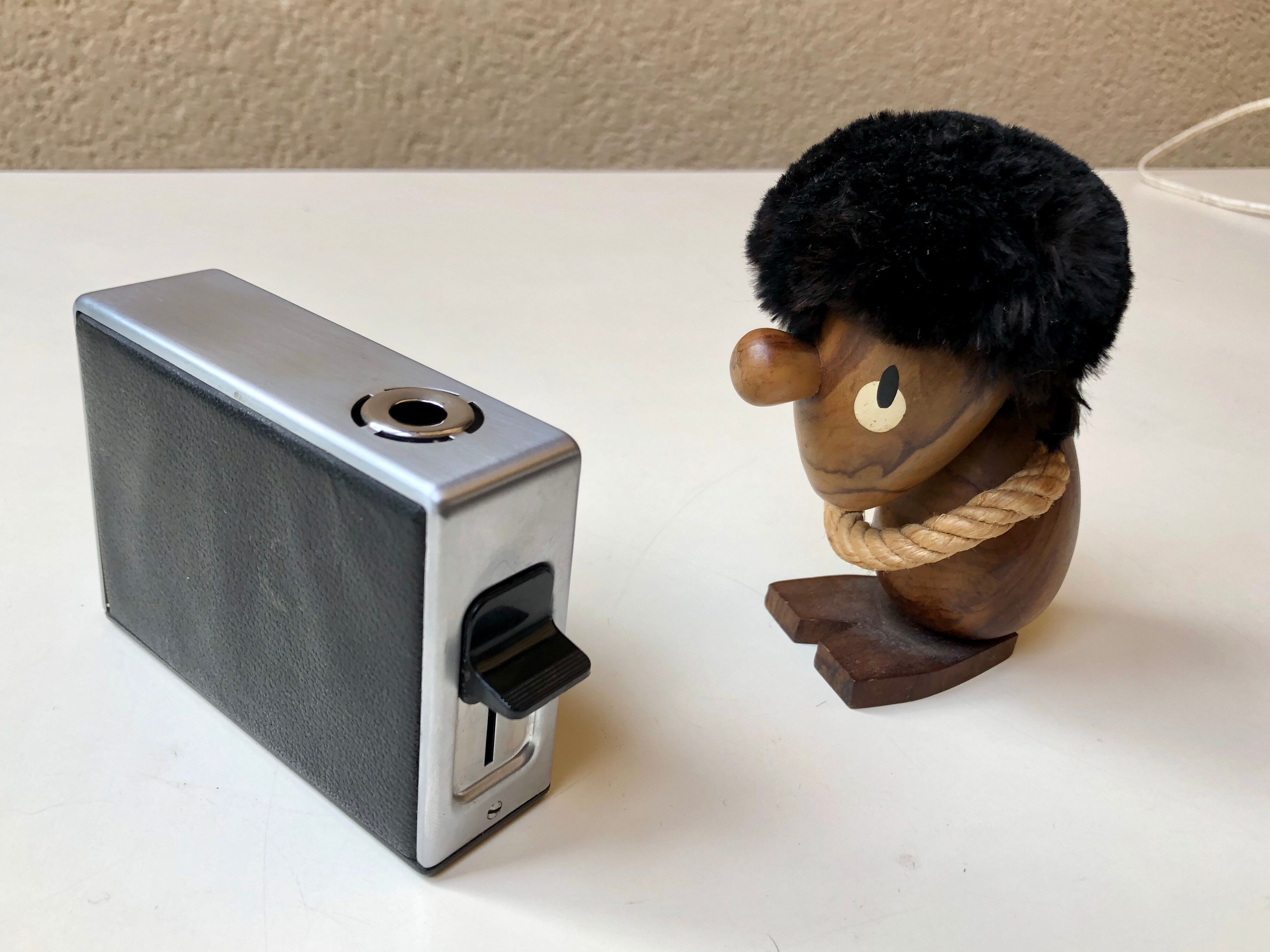 Table lighter Braun TGF 1 design Reinhold Weiss vintage 1968 Galerie Steph Simon