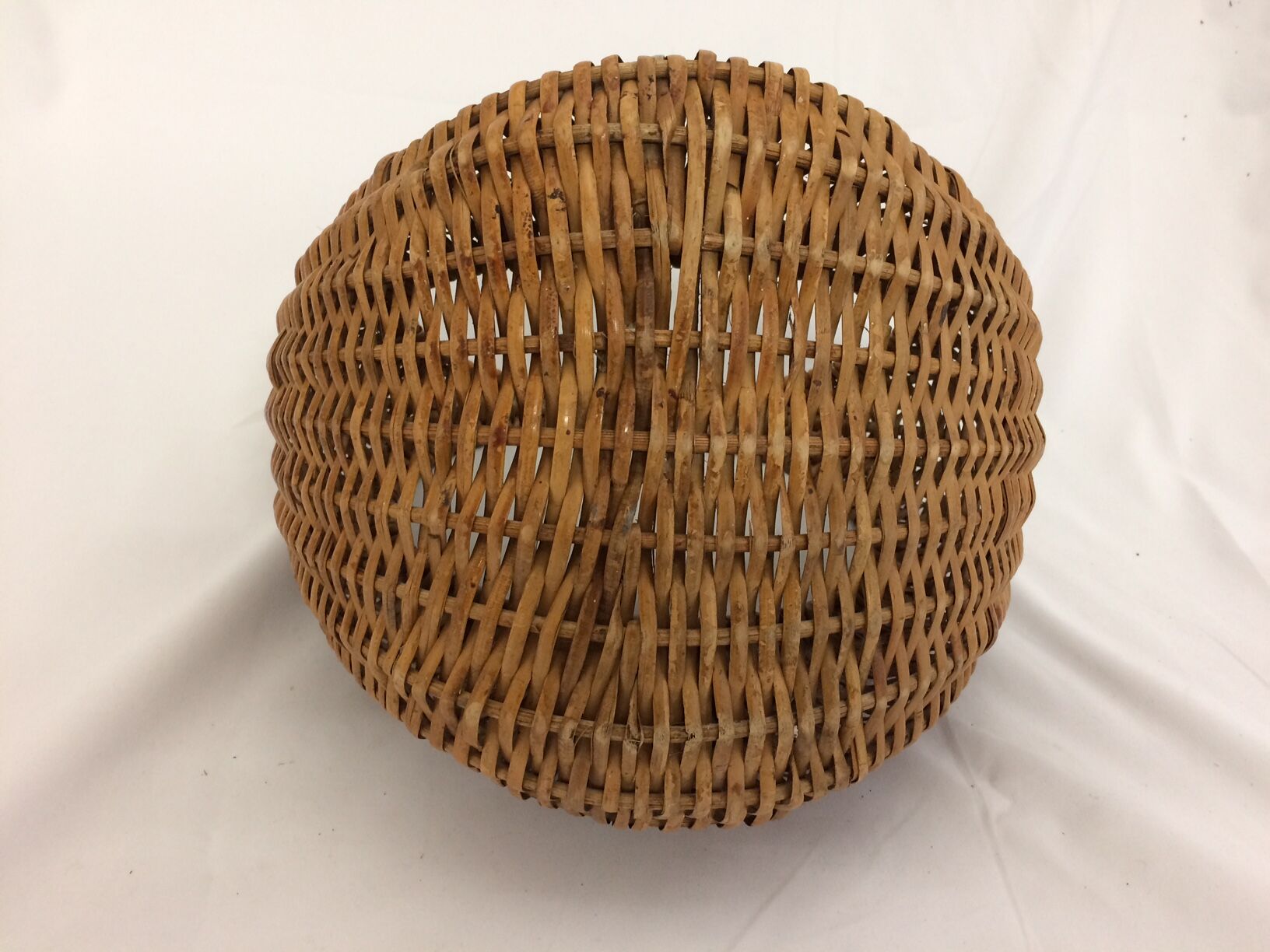 Vintage wicker gondola basket