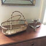 Silver metal flower ashtray