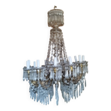 19th century chandelier with tassels