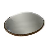 Curved glass frame, 19 x 15 cm