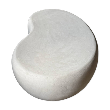 Coffee Table in Polished Concrete / Micro Cement Bean Shape