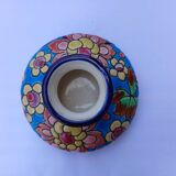 Small Longwy enamel vase