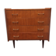 Commode en bois 4 tiroirs 1960