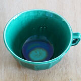 Set of 4 green cups 60s