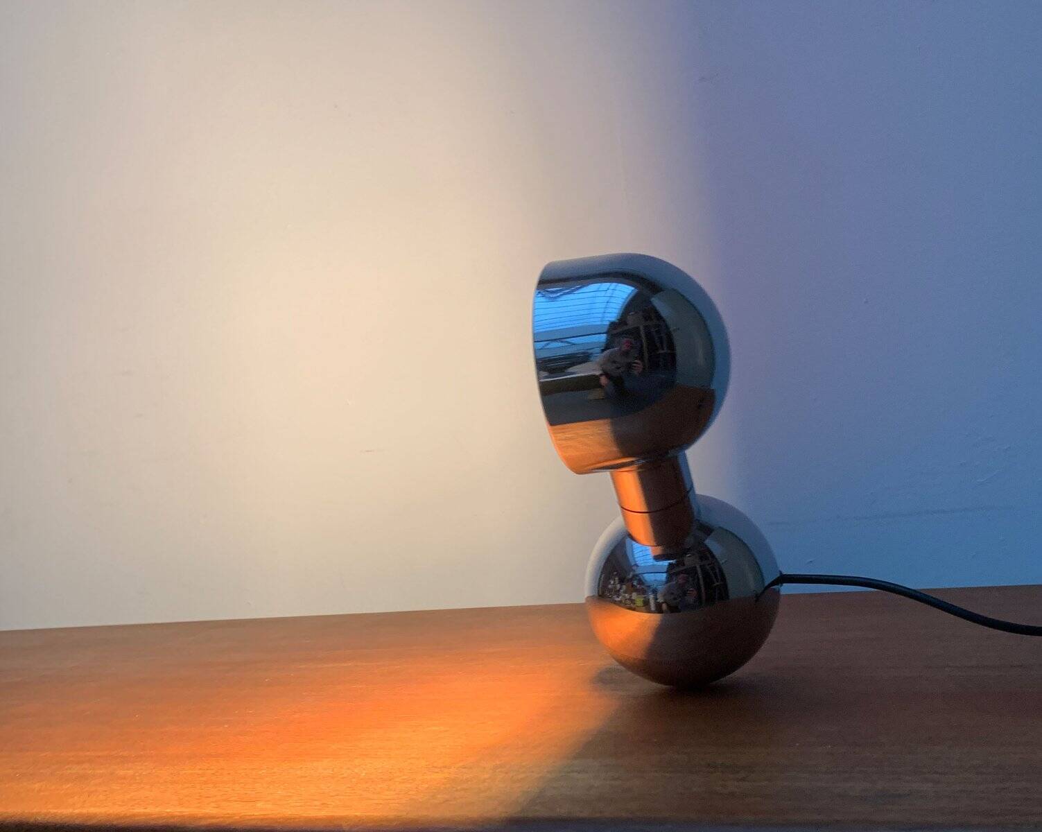 Lampe de table allemande de l'époque Space Age du milieu du siècle de Cosack