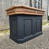 Solid oak counter