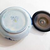 Blue Delft ashtray with lid