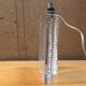 Vintage crystal lamp foot signed daum france - 70s