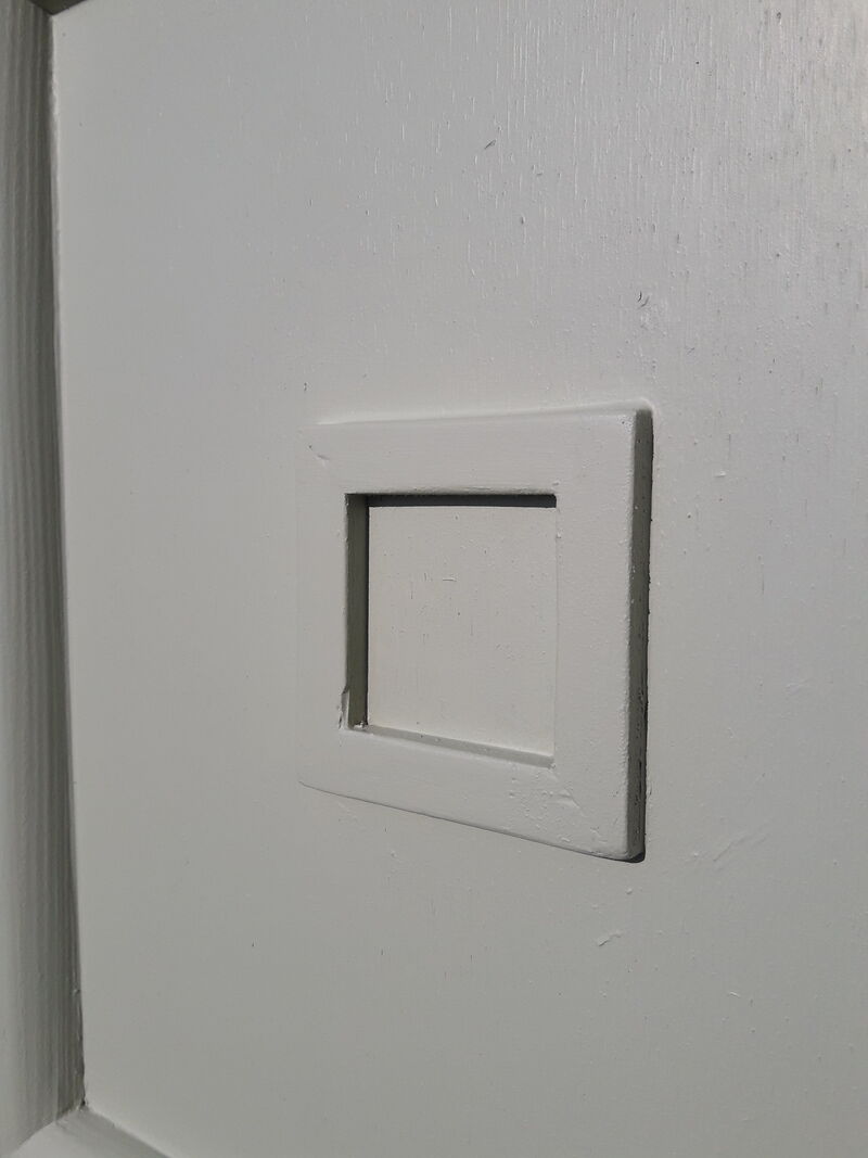 Door 207x99,5cm communication back panel molded