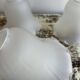 Old glass tulip globes