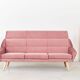 Sofa MANDAL pink, Scandinavian design